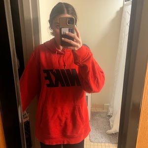 Nike hoodie rare lettering
